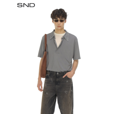 SNDSS26宽松短袖POLO衫
