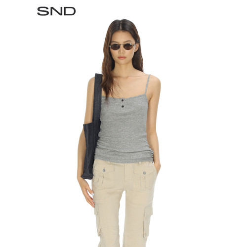 SNDSS26罗纹吊带上衣女款
