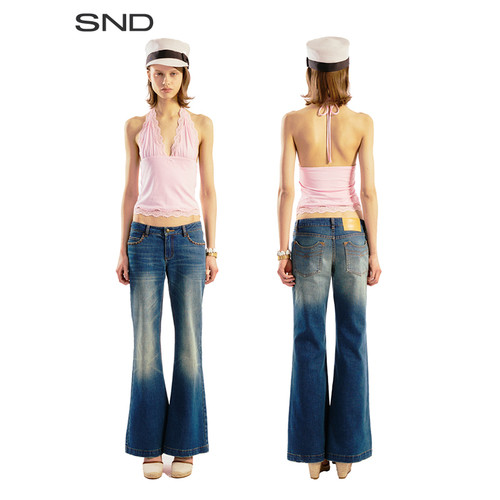 SNDSS26微喇水洗牛仔裤