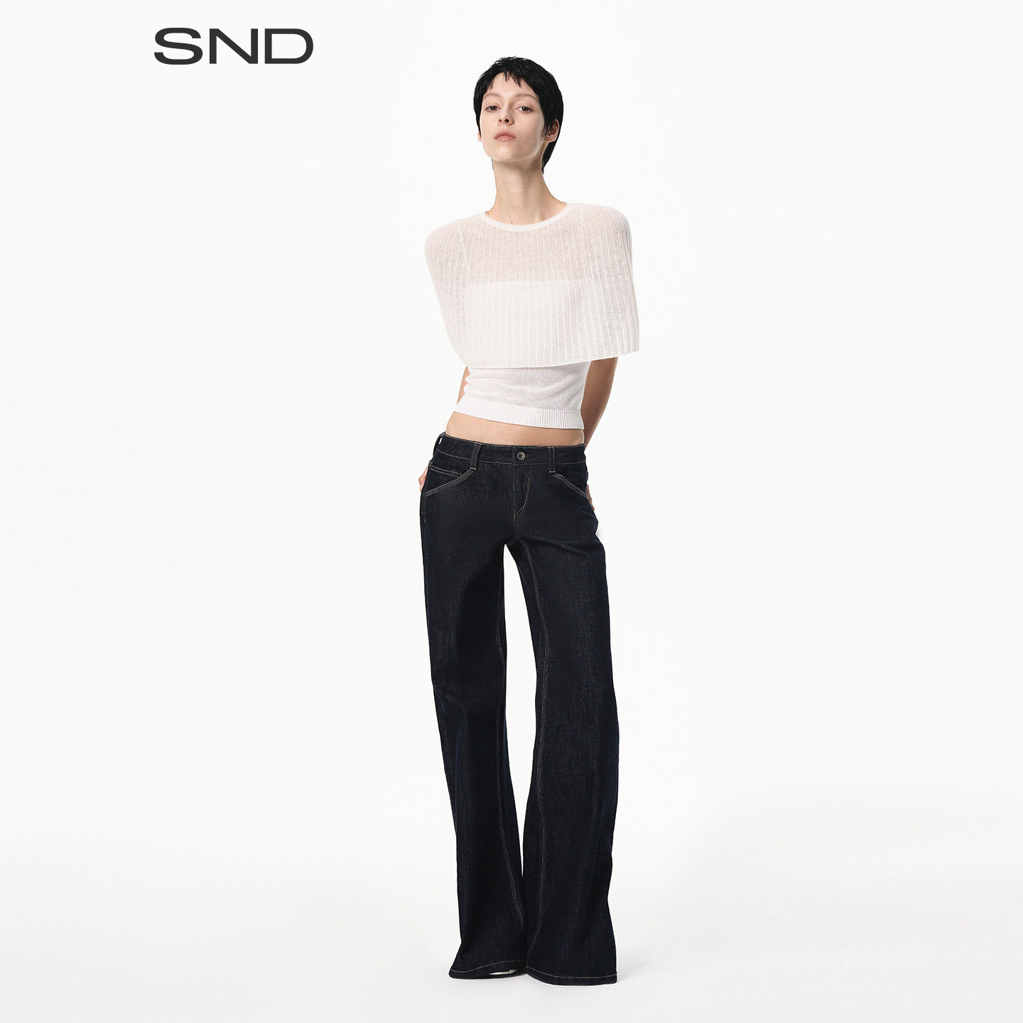 【RARELY ALIKE 设计师品牌】SND SS26 “雾感”斗篷吊带两件套