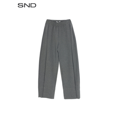SNDSS26宽边可束口廓形卫裤