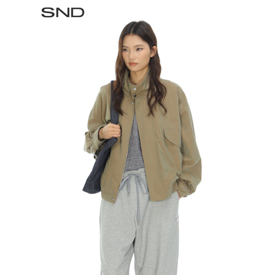 SNDSS26立领飞行员夹克外套