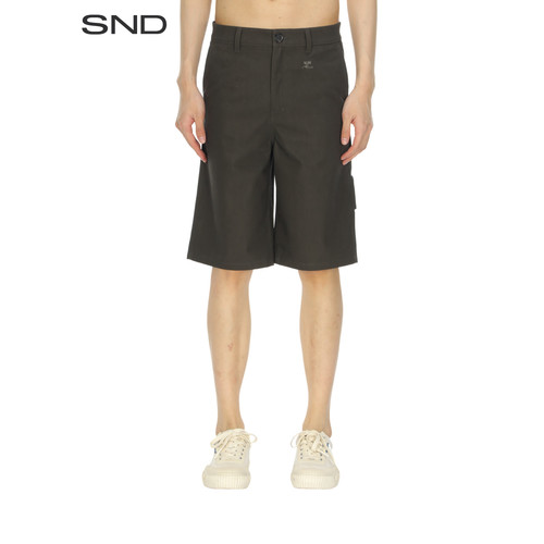 SNDPS26挂耳设计宽松中裤
