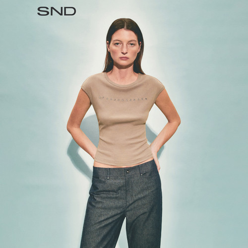SNDSS26气眼小包袖T