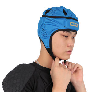 海绵软式橄榄球头盔运动轮滑防护帽守门员门将帽防撞运动软护具