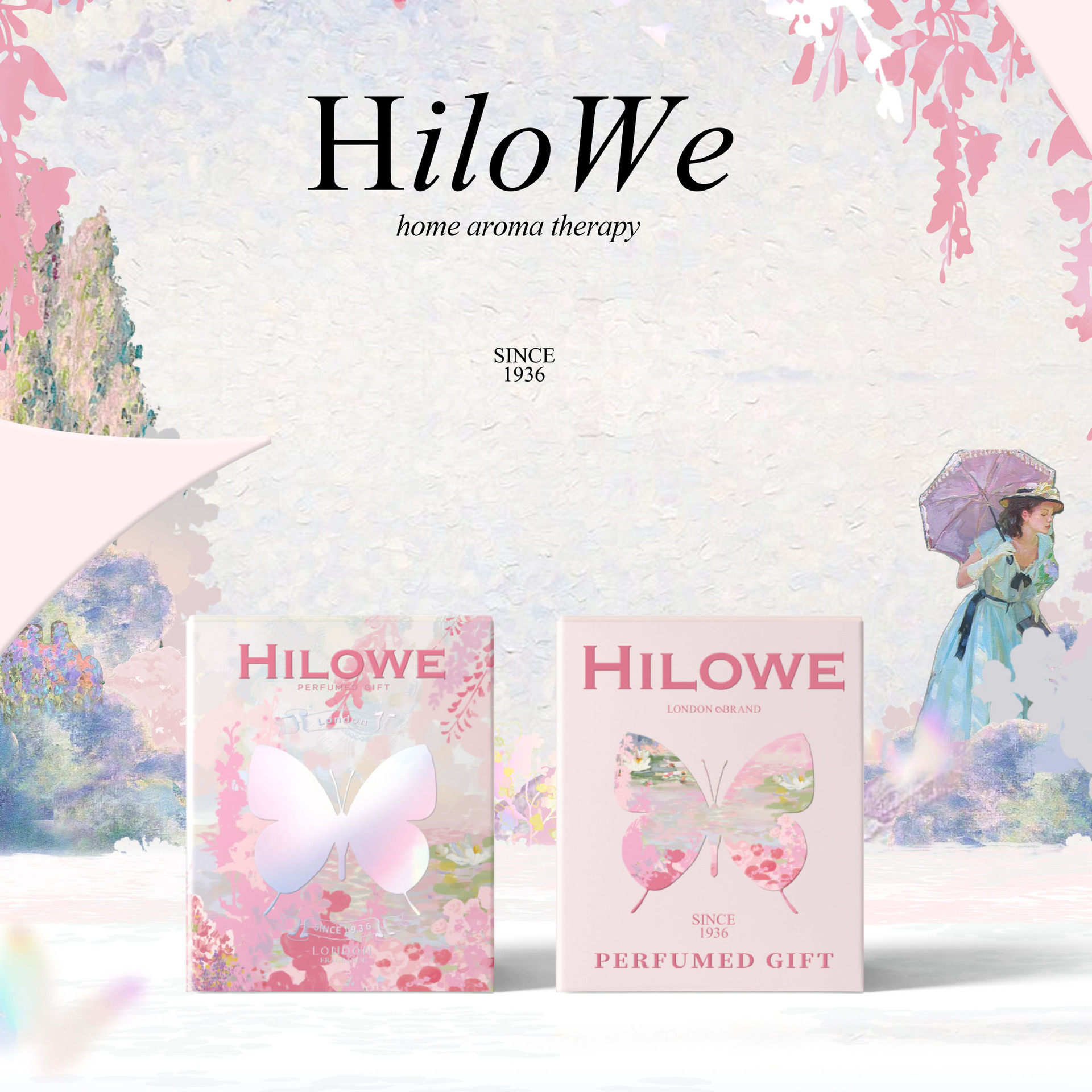 新款HILOWE希罗韦香薰石膏香挂圣诞节生日礼物结婚婚庆用品伴手礼