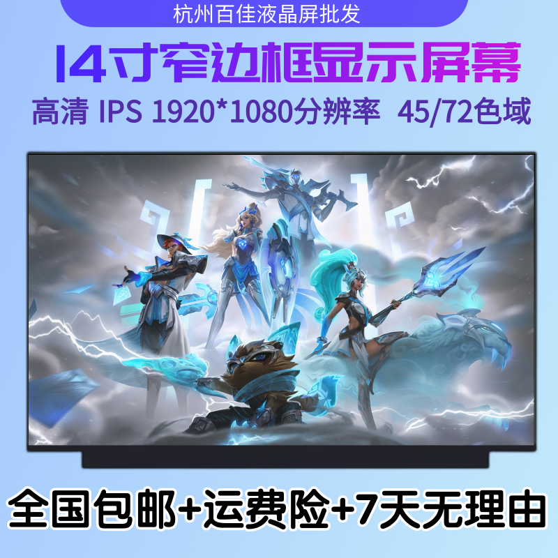 全新原装窄边框IPS液晶显示屏幕