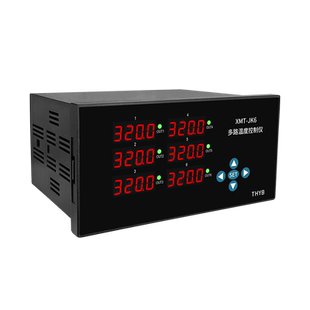 辉控6路温度控制仪表数显多通道温控仪PID智能控温多路温度控制器