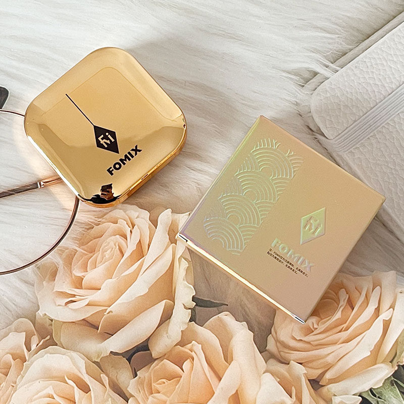 FOMIX双色高光修容一体盘眼影提亮立体阴影侧影暗影鼻影修容粉饼