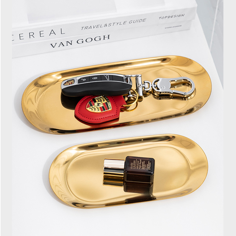 轻奢不锈钢杂物收纳盒