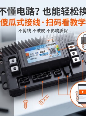 电动电瓶车静音控制器48V400W60V500W72适用爱玛雅迪台铃小刀三轮