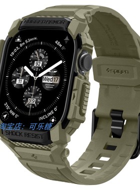 Spigen一体战术表带适用于S11手表带iWatch ultra3/2 45 46 49mmm