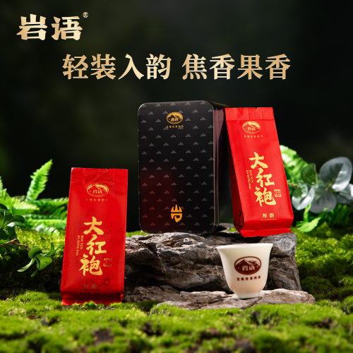正山堂岩语厚韵大红袍茶叶特级正宗武夷岩茶中火乌龙茶自己喝48g - 封面