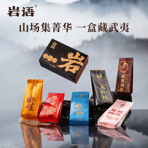 岩语武夷肉桂大红袍茶叶试喝48g