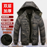 Зимняя утепленная куртка для работы, короткий пуховик, в американском стиле, для среднего возраста