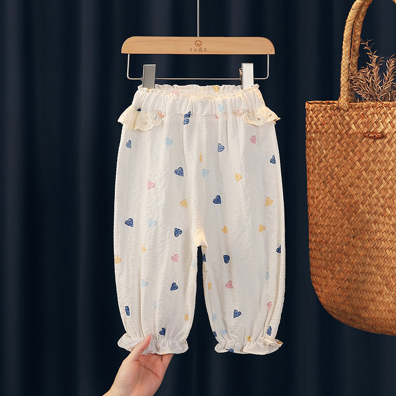 可衣棉尔长裤夏季冰丝甜美防蚊裤