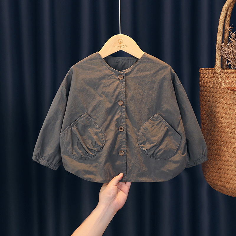 可衣棉尔春秋季圆领外套韩版