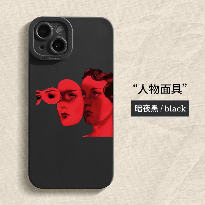 红米TURBO5个性华为NOVA15适用iPhone12小米17苹果13创意OPPORENO14瞳眼12ProMax软手机壳16PLUS欧美潮牌人脸
