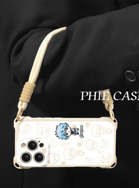 15plus手机壳软12四角开孔iPhone13透明苹果14防摔16动漫银魂坂田OPPOFindx9斜挎手腕挂绳17ProMax适用a6卡通