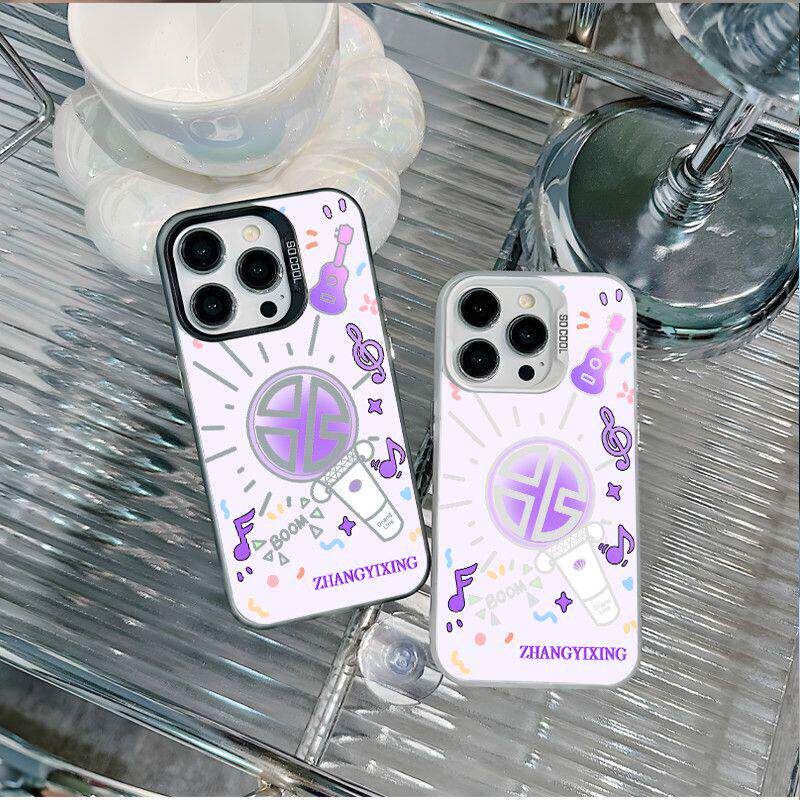 iPhone16手机壳硬15ProMax张艺兴应援棒OPPOFindx9适用苹果14plus彩银小米17Ultra创意13周边荣耀500ins风s30