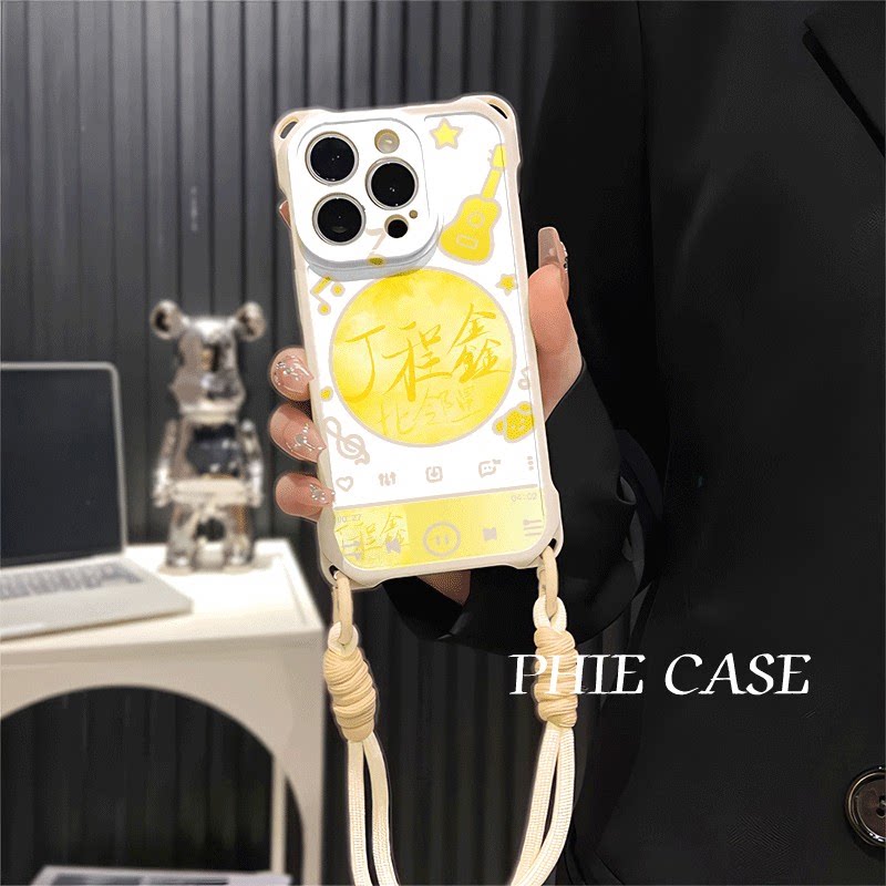 华为NOVA14防摔15plus手机壳软iPhone12适用小米17ProMax四角开孔OPPOFindx8周边13透明苹果16斜挎手腕挂绳a5