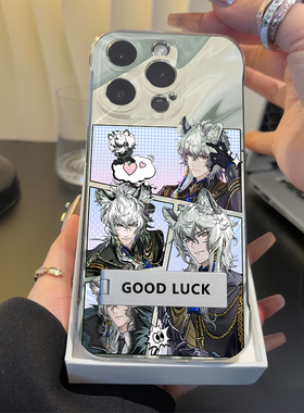 明日方舟iPhone13动漫硬14ProMax适用华为NOVA15透明12无边框荣耀POWER2苹果16plus带支架17超薄高级感手机壳