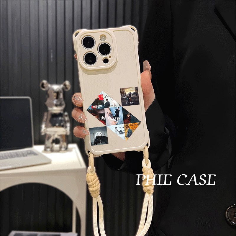 小米15许嵩专辑合集手机壳软苹果14plus四角开孔13斜挎iPhone16透明适用防摔12ProMax手腕挂绳红米TURBO4个性