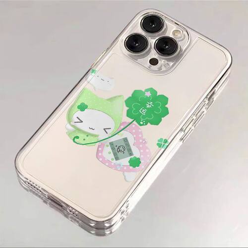 iPhone13苹果15小众小米17ULTRA透明12ProMax创意OPPORENO16卡通软适用14PLUS手机壳四叶草音符布丁VIVOX300S
