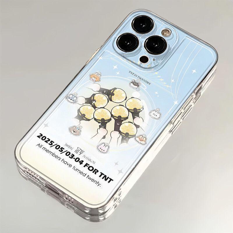 OPPOFindx9周边14plus适用iPhone17手机壳13ProMax时代少年团冠岁应援棒苹果16透明软15ins风一加ACE5小众k90