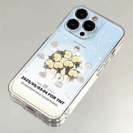 OPPOFindx9周边14plus适用iPhone17手机壳13ProMax时代少年团冠岁应援棒苹果16透明软15ins风一加ACE5小众k90