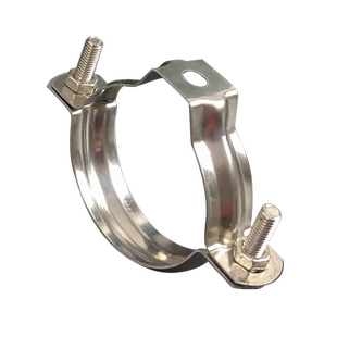 pvc管道吊卡抱箍水管卡支架110排水管箍镀锌铁吊夹管夹75管扣160