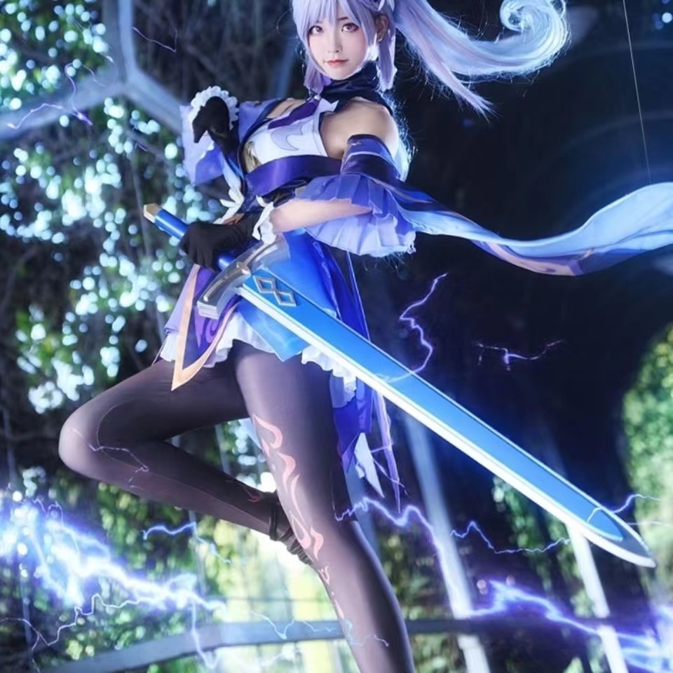 原神cos服初始璃月七星刻晴cos服游戏御姐全套少女cospiay动漫服