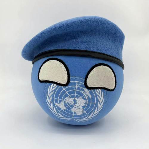 石三公社毛绒波兰球联合国球