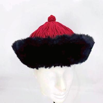 清朝暖帽复刻 雍正王朝四爷冬帽仿制中国古代服饰cosplay冬季保暖