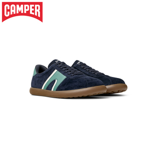 Camper看步男鞋Pelotas Soller德训鞋拼色潮流休闲鞋复古阿甘鞋