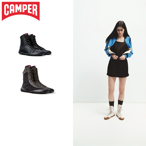 【新品】Camper看步女靴PeuPath+复古潮流时装靴百搭日常短靴