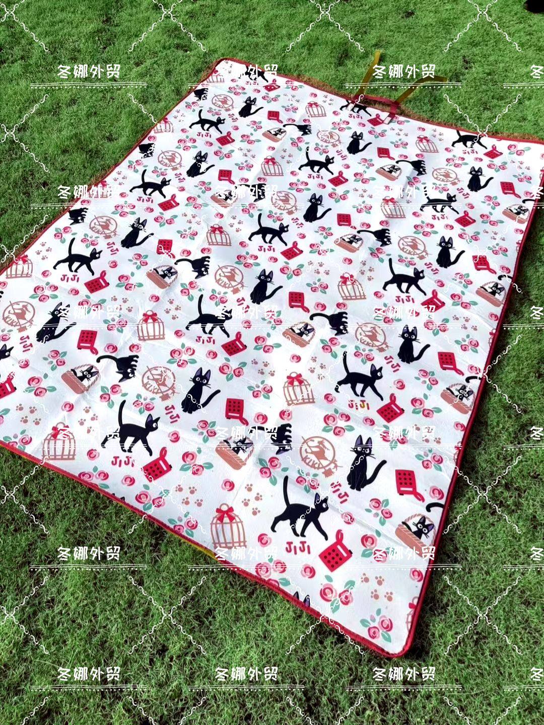 日单龙猫野餐垫宫崎骏黑猫吉吉爬行垫防水可折叠防潮旅行户外露营,户外/登山/野营/旅行用品,野餐垫,淘宝优惠券,粉丝福利购,淘宝优惠卷