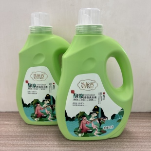 洗依秀中国风酵素洗衣液4斤桶装