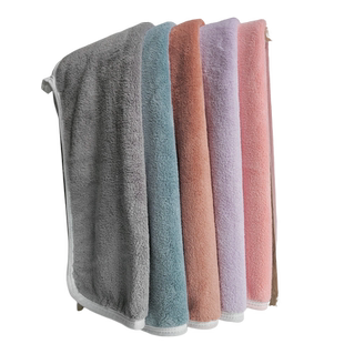 干发毛巾吸水速干擦头发的干发巾洗头专用裹头加厚珊瑚绒毛巾家用