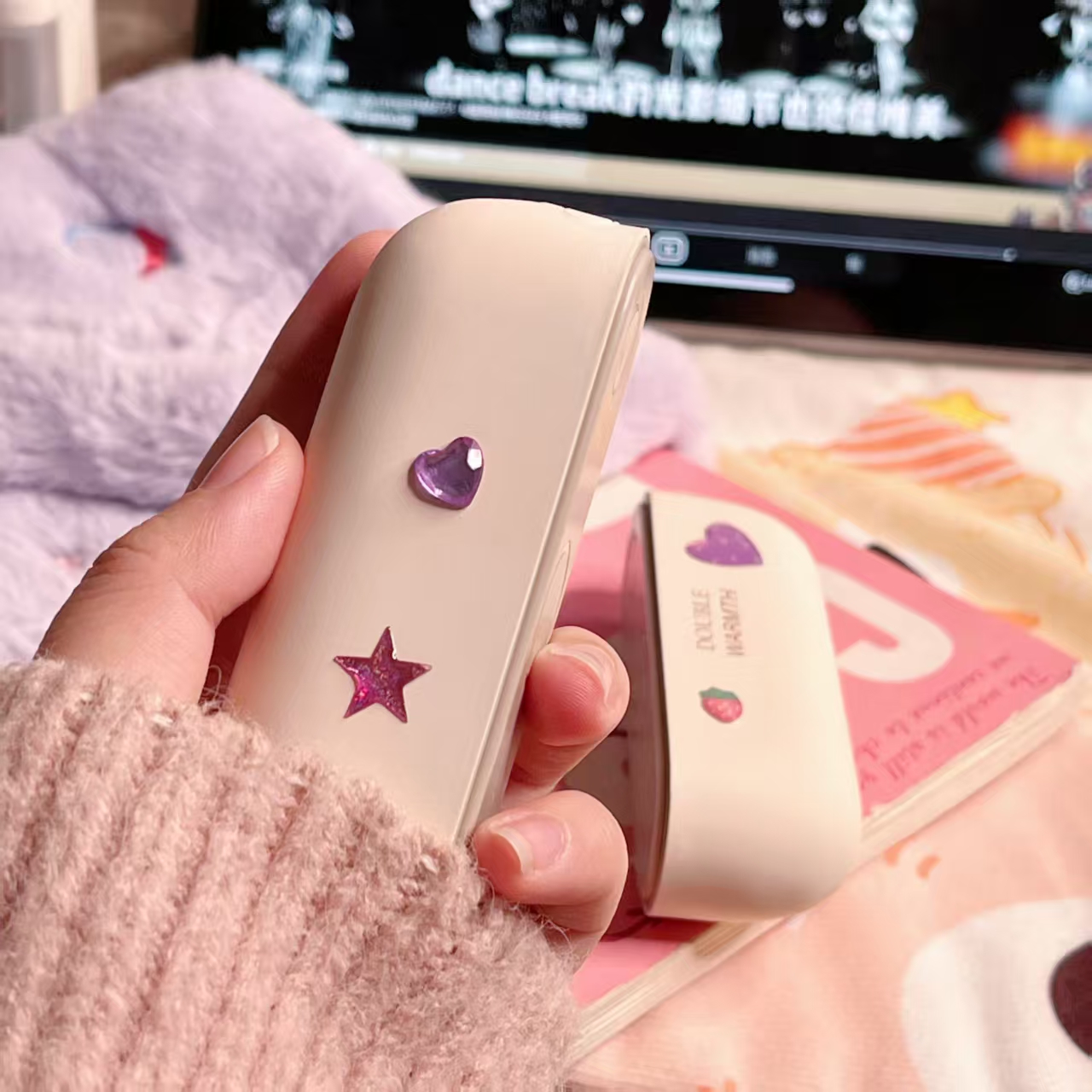 迷你磁吸充电暖手宝三档控温