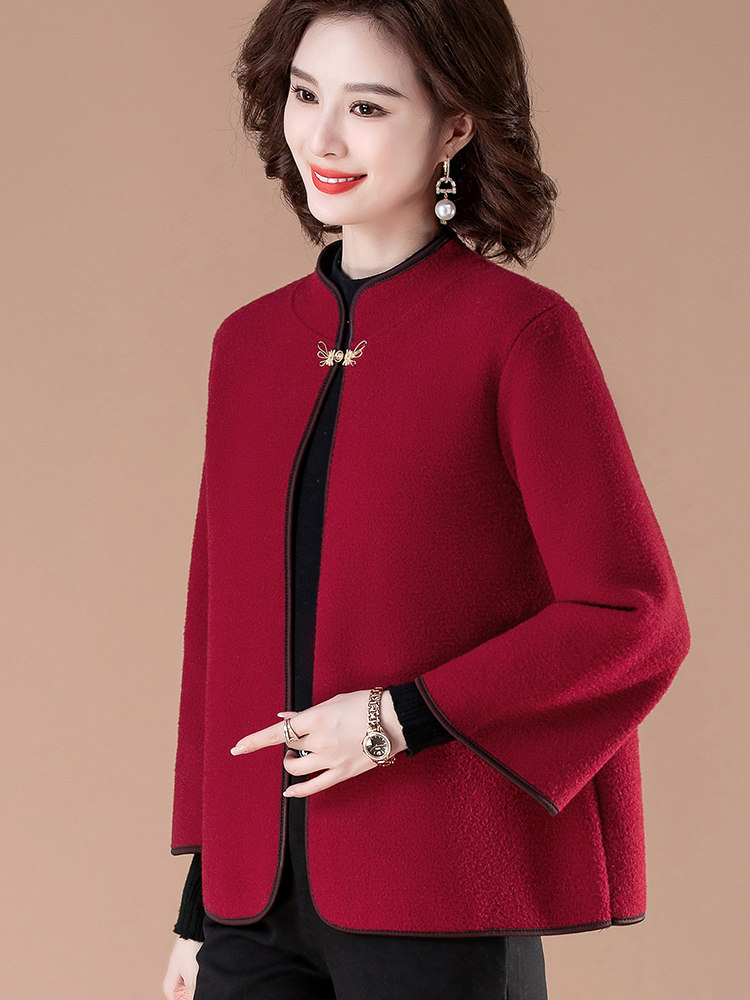 喜婆婆婚宴装大码配旗袍披肩高贵新款秋妈妈结婚礼服外搭斗篷外套