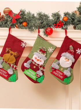 Christmas stocking decoration goodie bag Cartoon gift bag