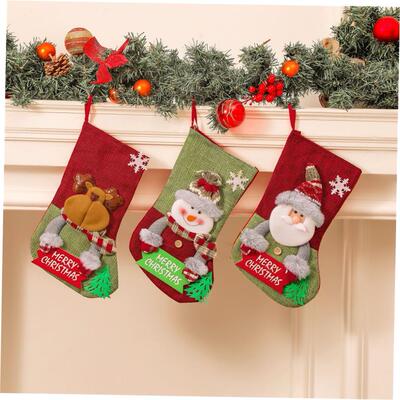 Christmas stocking decoration goodie bag Cartoon gift bag