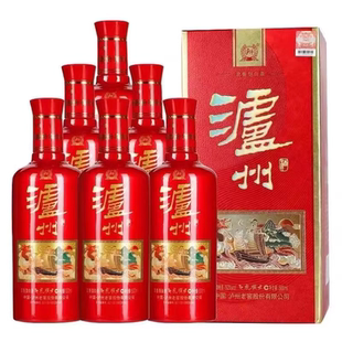 泸州酒礼顺浓香型白酒52度500ml*6瓶整箱固态粮食酒婚宴中秋送礼