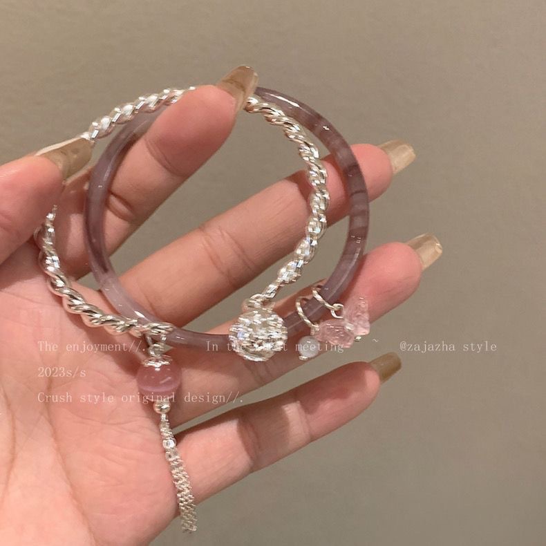 八件套超值套装手链百搭轻奢汉元素小众设计ins风闺蜜学生手镯