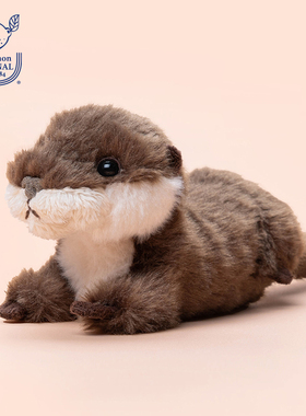 sunlemon仿真动物水獭毛绒玩偶宝宝安抚公仔可爱生日玩具女生礼物