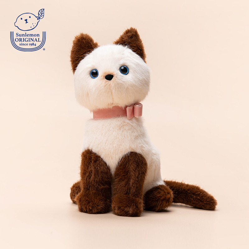 sunlemon优雅系列蝴蝶结猫咪玩偶