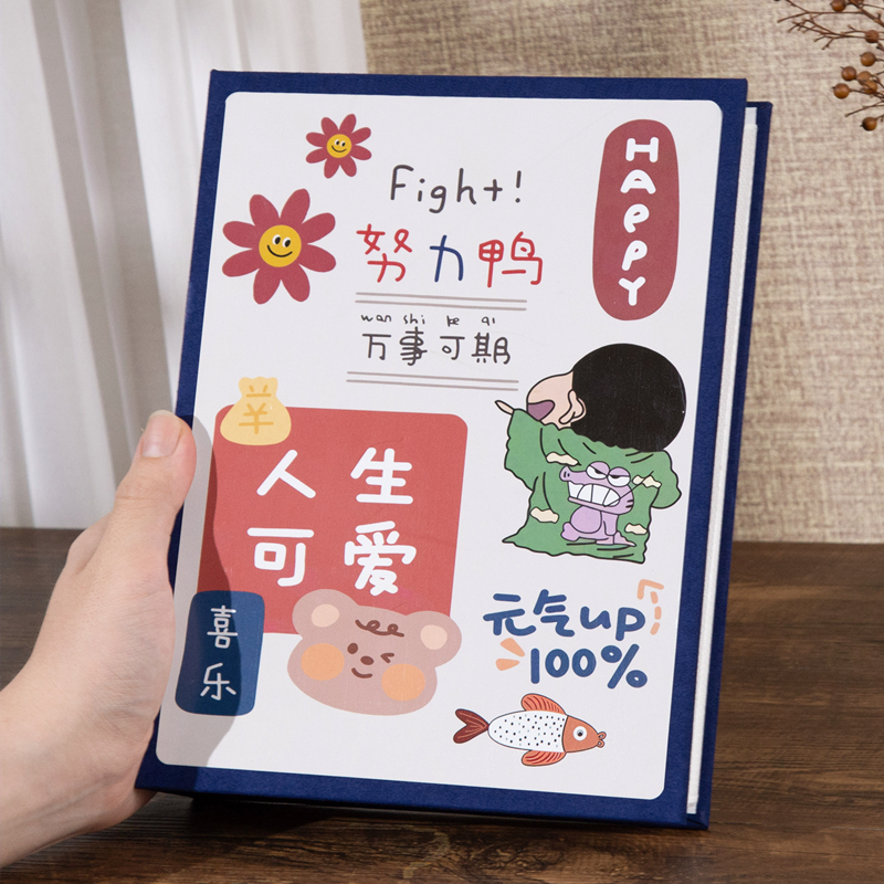 插页小相册本6寸4寸5寸7寸纪念册大容量家庭儿童拍立得收纳本相簿