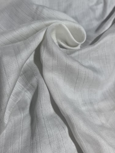 3米x1.45米双层天丝苎麻小提花条纹，轻薄不透，重230克一米#A078