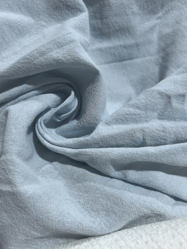 2米x1.4糖果色水洗竹节麻40支轻薄不透肉，麻70%，棉30%，重280克